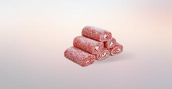 Coconut Strawberry Milk Turkish Delight